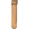 Ekena Millwork Traditional Arts and Crafts Smooth Bracket w/ Offset Brace, Western Red Cedar, 5 1/2"W x 16"D x 28"H BKT0604X16X28TRA03SWR - alternate 2